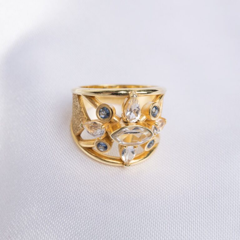 Τheodora Byzantine Sapphire Ring