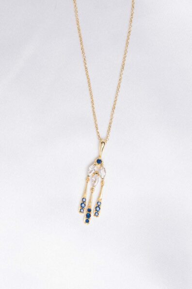 Τheodora Byzantine Sapphire Necklace