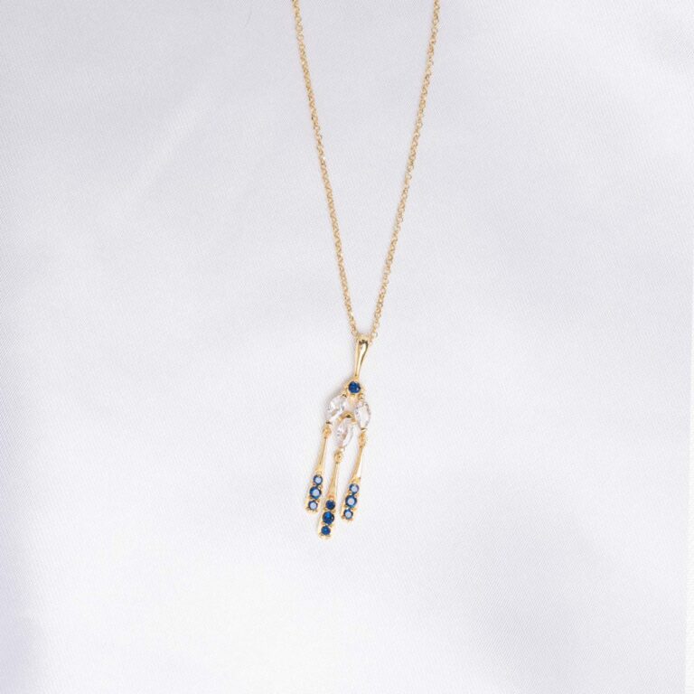 Τheodora Byzantine Sapphire Necklace